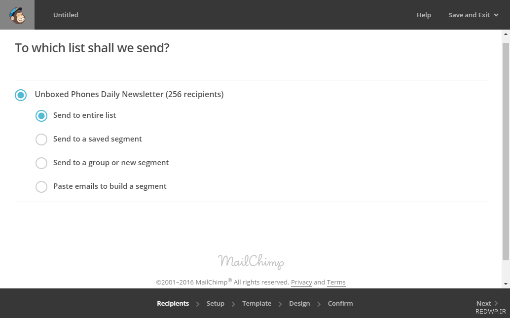 راه اندازی خبرنامه رایگان با Mail Chimp در وردپرس