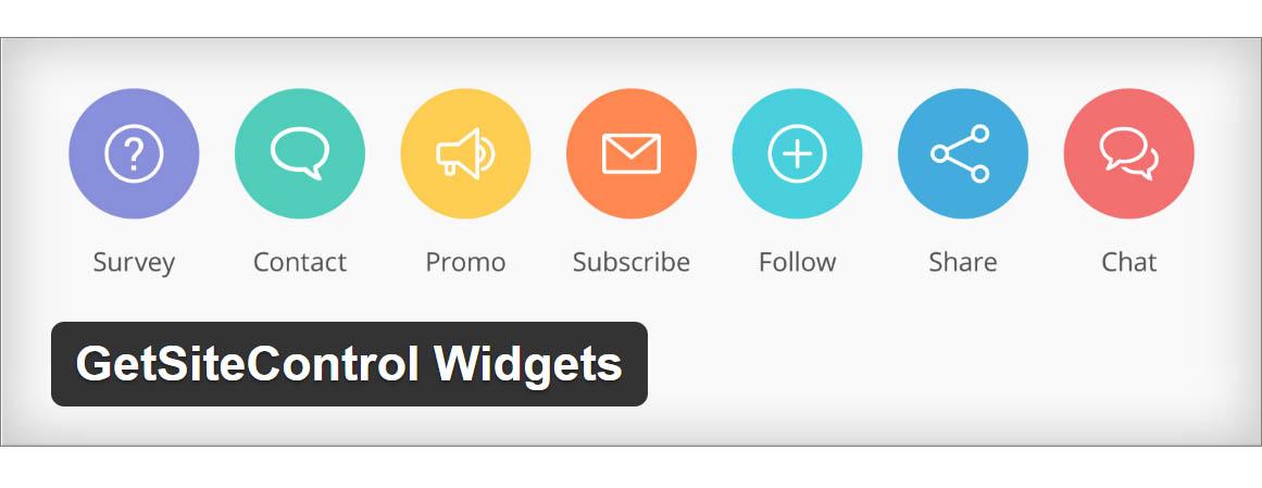 مجموعه ابزارهای عالی برای مدیریت در وردپرس با GetSiteControl Widgets