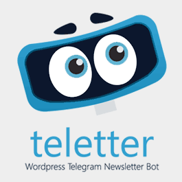 افزونه خبرنامه تلگرام برای وردپرس teletter