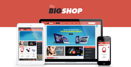 دانلود قالب فروشگاهی BigShop برای ووکامرس